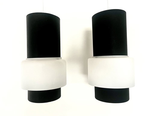 2x Philips - Louis Kalff - NT61 (Cadix) pendant lamps.