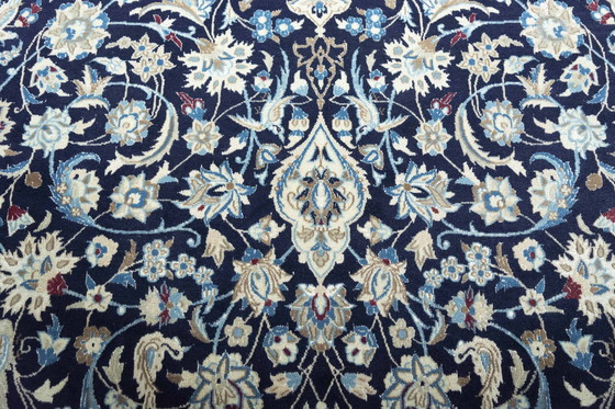 Image 1 of Hand Knotted Persian Carpet Nain With Silk - 316 X 200 Cm