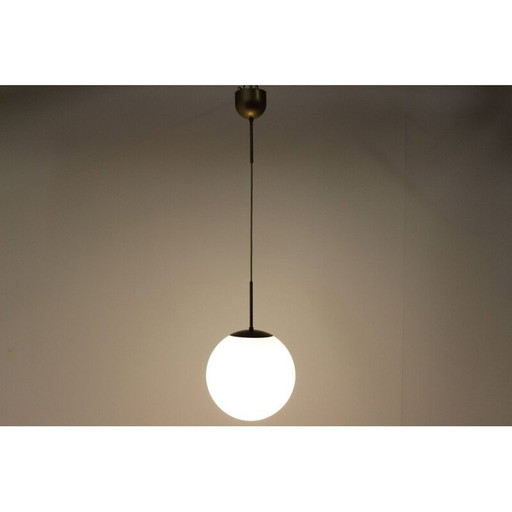 Vintage glass pendant lamp by Napako