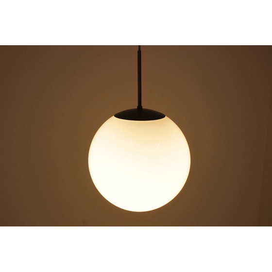 Image 1 of Vintage glass pendant lamp by Napako