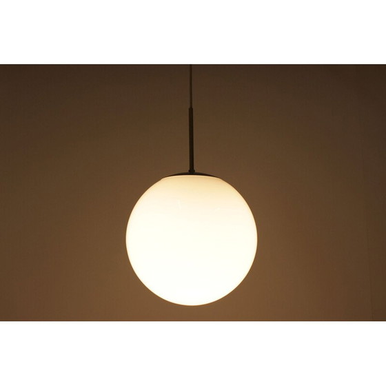 Image 1 of Vintage glass pendant lamp by Napako