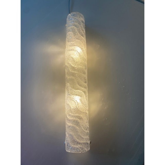 Image 1 of Clear “Graniglia” Murano Glass Wall Sconce