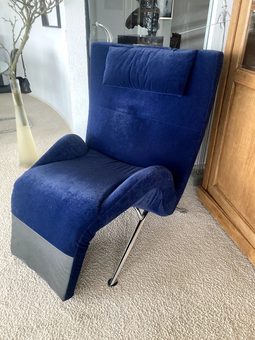 Design Lounge Chair Blue