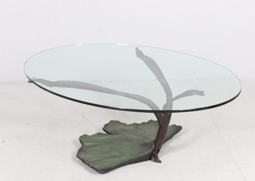 Sculptural coffee table in the style of Willy Daro, France, 1980s