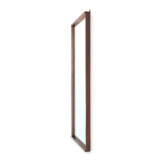 Image 1 of Vintage rectangular mirror with wooden frame, Italy 1960