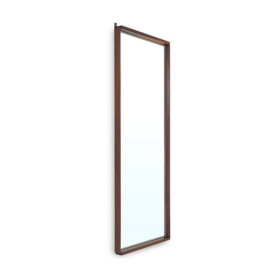 Image 1 of Vintage rectangular mirror with wooden frame, Italy 1960