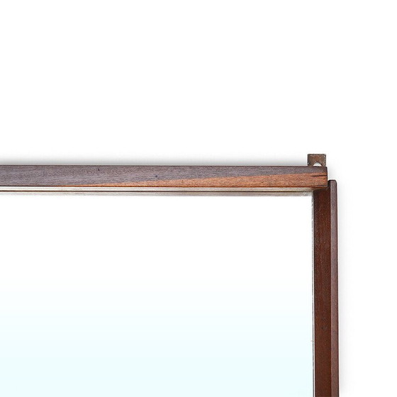 Image 1 of Vintage rectangular mirror with wooden frame, Italy 1960