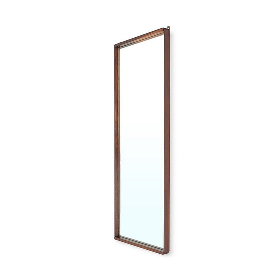 Image 1 of Vintage rectangular mirror with wooden frame, Italy 1960