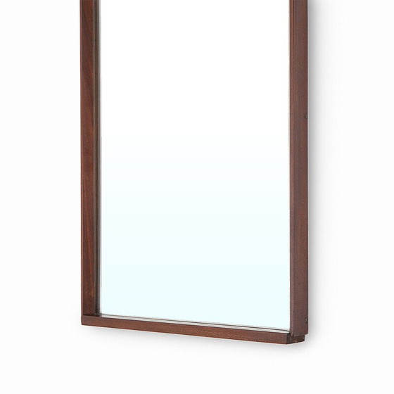 Image 1 of Vintage rectangular mirror with wooden frame, Italy 1960