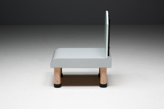 Image 1 of Memphis Chair In The Style Of Ettore Sottsass, Italy, 1980S