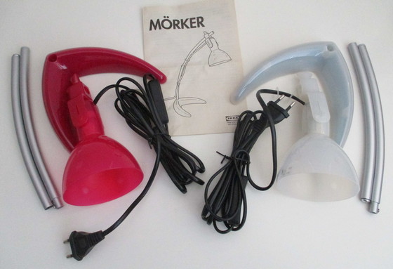 Image 1 of 2x Ikea Mörker desk lamps by Knut and Marianne Hagberg