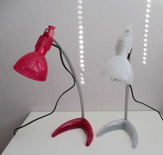 Image 1 of 2x Ikea Mörker desk lamps by Knut and Marianne Hagberg