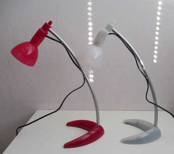 Image 1 of 2x Ikea Mörker desk lamps by Knut and Marianne Hagberg