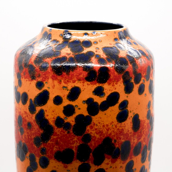 Image 1 of Bodenvase en lave grasse Poterie d'Allemagne de l'Ouest Design Mid Century Scheurich 517-45 Cm