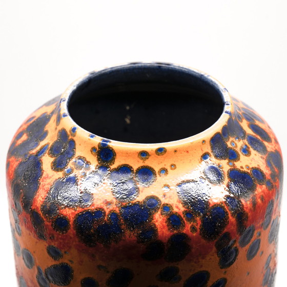 Image 1 of Bodenvase en lave grasse Poterie d'Allemagne de l'Ouest Design Mid Century Scheurich 517-45 Cm