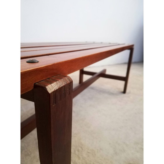 Image 1 of Vintage bench in solid teak, 1960
