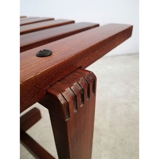 Image 1 of Vintage bench in solid teak, 1960
