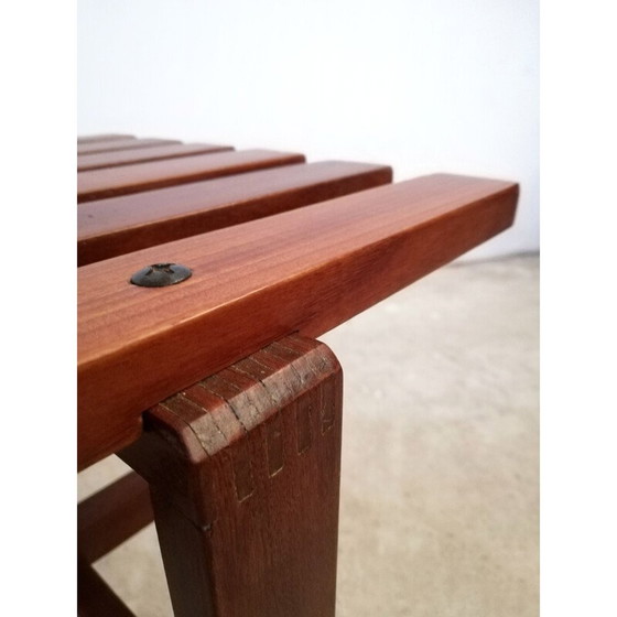Image 1 of Vintage bench in solid teak, 1960