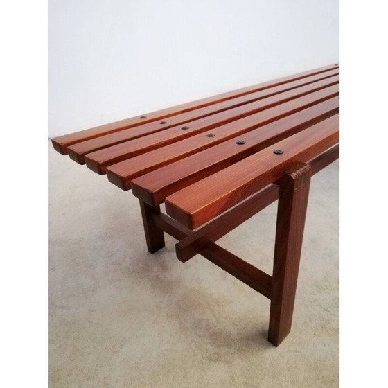 Image 1 of Vintage bench in solid teak, 1960