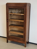 Antique Art Deco Display Cabinet Wall Cupboard Serving Cabinet