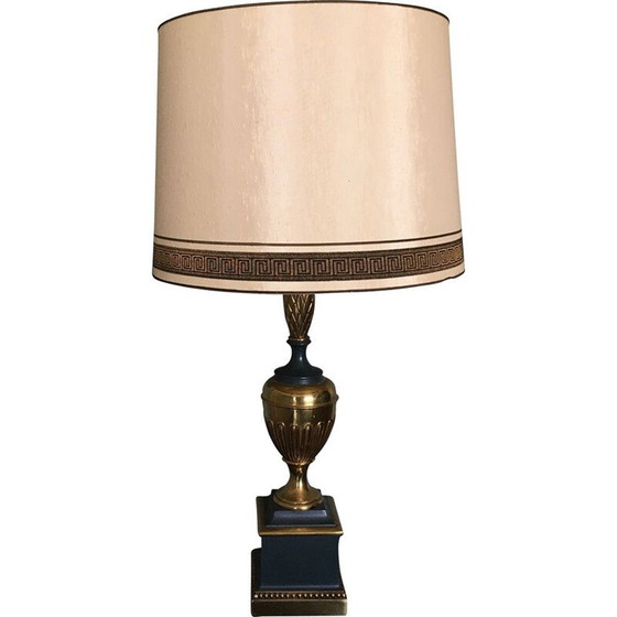 Image 1 of Lampada da tavolo vintage in ottone e metallo, Francia 1970