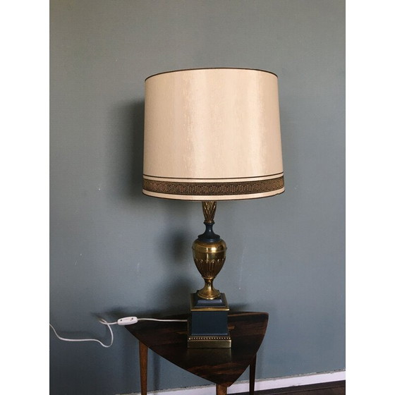 Image 1 of Lampada da tavolo vintage in ottone e metallo, Francia 1970