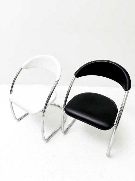 Image 1 of Set of 2 modern cantilever chairs