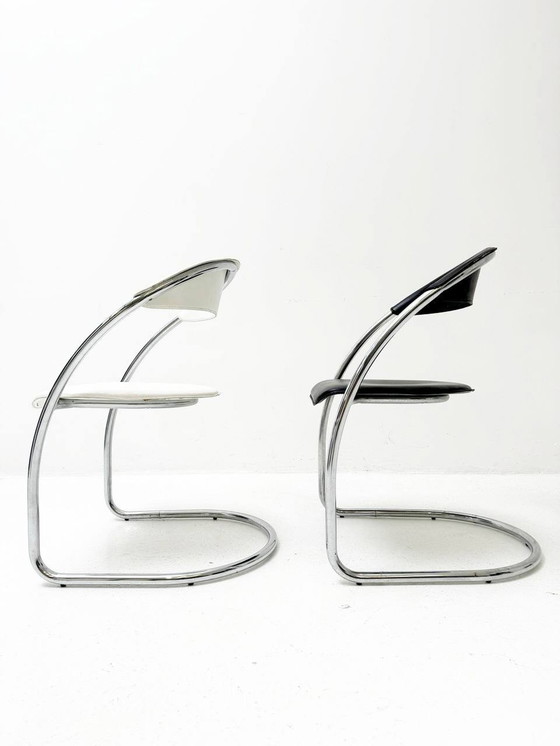 Image 1 of Set of 2 modern cantilever chairs