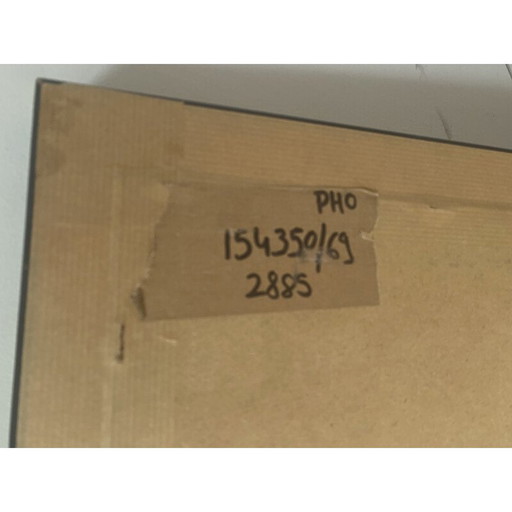 Grabado en plata vintage "Madre e hijo" de Fritz Monshouwer, 1986