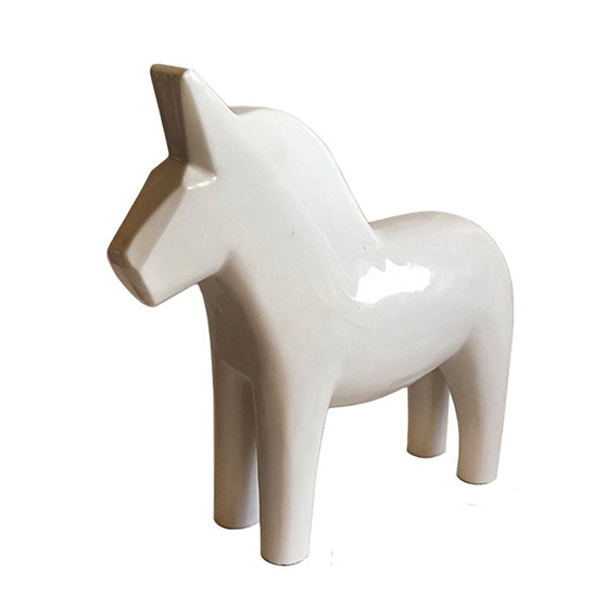 Image 1 of Nr. 44/200 Cheval Dala en porcelaine d'Ikea, 2010