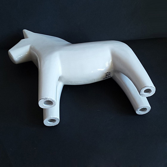 Image 1 of Nr. 44/200 Porcelain Dala Horse from Ikea, 2010