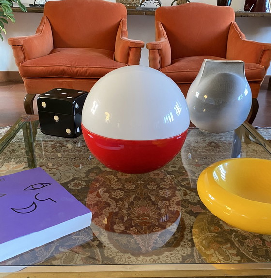 Image 1 of Lampada da tavolo in ceramica e vetro Space Age, Alvino Bagni Italia anni '70