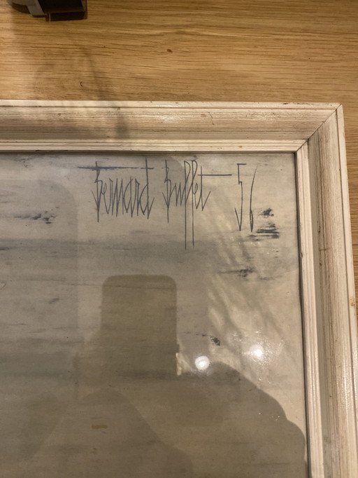 Bernard Buffet 1956 Lithografie La Cite