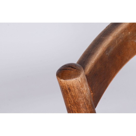 Image 1 of Vintage Art Deco beech chair by Fischel, Czechoslovakia 1920