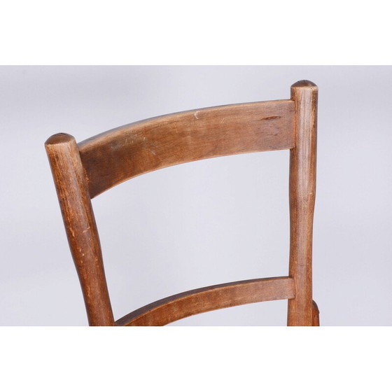 Image 1 of Vintage Art Deco beech chair by Fischel, Czechoslovakia 1920