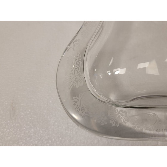 Image 1 of Vintage Baccarat crystal cognac decanter bottle by Richard Hennessy, France 1990