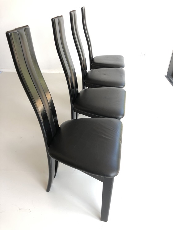 Image 1 of 4x Van Den Berghe - chaises Pauvers