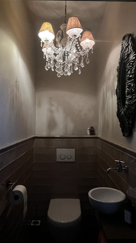 Image 1 of Lampadario in cristallo a 5 luci