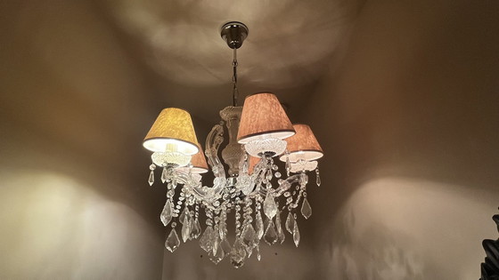 Image 1 of Lampadario in cristallo a 5 luci