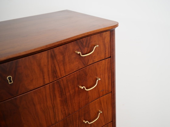 Image 1 of Walnut Chest Of Drawers, Danish Design, 1960S, Production: Denmark