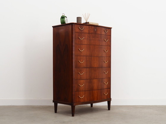 Image 1 of Walnut Chest Of Drawers, Danish Design, 1960S, Production: Denmark