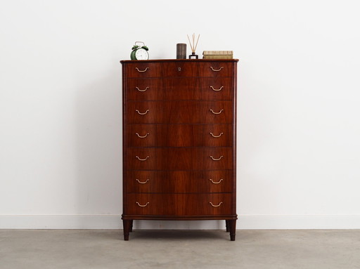 Walnut Chest Of Drawers, Danish Design, 1960S, Production: Denmark