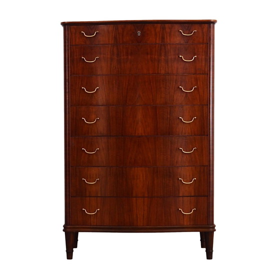 Image 1 of Walnut Chest Of Drawers, Danish Design, 1960S, Production: Denmark