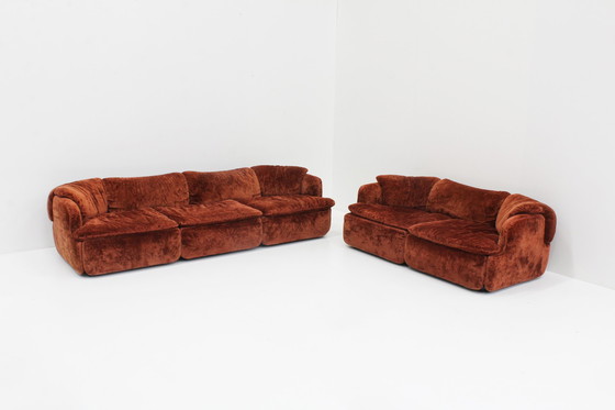 Image 1 of Confidential Sofa Set By Alberto Rosselli For Saporiti