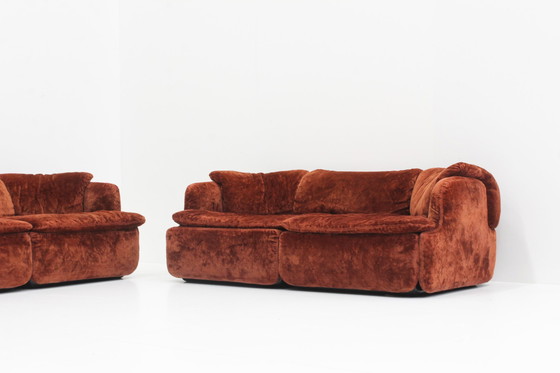 Image 1 of Confidential Sofa Set By Alberto Rosselli For Saporiti