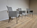 3 sedie da pranzo Bert Plantagie - Grigio - Talpa - Design