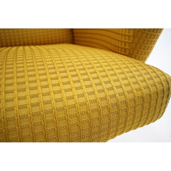 Image 1 of Vintage swivel wing armchair, Czechoslovakia 1970s