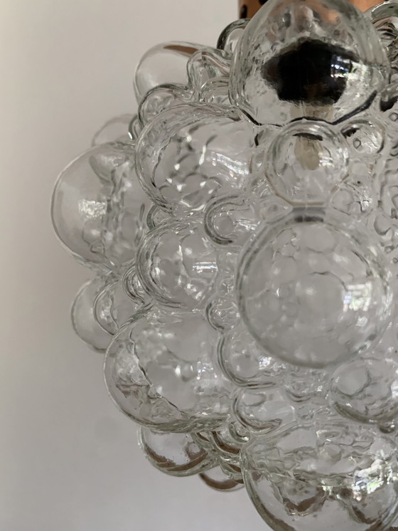 Image 1 of Lampe suspendue vintage Glashütte Limburg 70s