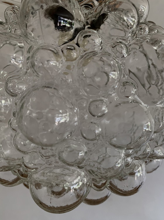 Image 1 of Lampe suspendue vintage Glashütte Limburg 70s