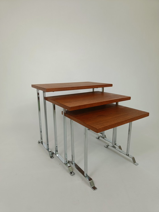 Image 1 of Nesting tables - 50s-60s